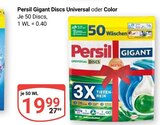 Gigant Discs Universal Angebote von Persil bei GLOBUS Plauen für 19,99 €