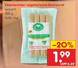 Aktuelles Eberswalder vegetarische Bratwurst Angebot bei Netto Marken-Discount in Dresden ab 1,99 €