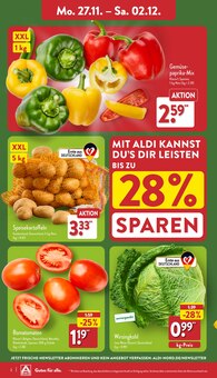 ALDI Nord Hamburg Prospekt der aktuellen Woche, gültig von 27.11.2023 bis 02.12.2023 Aktueller ALDI Nord Hamburg Prospekt "Aktuelle Angebote" mit 32 Seiten