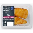 Lieu façon fish & chips CARREFOUR Le Marché MSC - CARREFOUR en promo chez Carrefour Troyes à 5,99 €