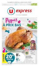 Prospectus Supermarchés U Express en cours à Meillonnas et alentours, "U Express", 20 pages, 31/03/2026 - 06/04/2026 Catalogue Supermarchés U Express en cours à Meillonnas et alentours, "U Express", 20 pages, 31/03/2026 - 06/04/2026