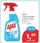 Glasreiniger 3-fach Aktiv von Ajax für 1,49 € bei budni im Angebot Glasreiniger 3-fach Aktiv von Ajax im aktuellen budni Prospekt