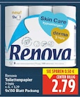 Toilettenpapier von Renova für 2,79 € bei E center im Angebot Toilettenpapier von Renova im aktuellen E center Prospekt