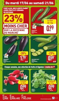 Promo Radis dans le catalogue Aldi du moment à la page 3