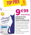 Croquettes pour chat adulte stérilisé dans le catalogue Delbard