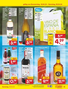 Spirituosen im Netto Marken-Discount Prospekt "Aktuelle Angebote" mit 49 Seiten (Mannheim)
