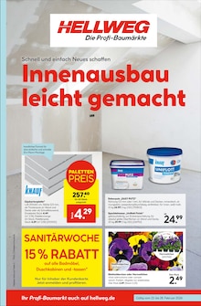 Hellweg Prospekt der KW 9 "Innenausbau leicht gemacht" Aktueller Hellweg Prospekt "Innenausbau leicht gemacht" Seite 1 von 16 Seiten
