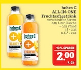 ALL-IN-ONE Fruchtsaftgetränk im Angebot bei Marktkauf in Plauen ALL-IN-ONE Fruchtsaftgetränk Angebote von hohes C bei Marktkauf Plauen für 2,00 €