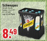 Trinkgut Wesel - Schweppes Angebot im Prospekt Schweppes bei Trinkgut im Wesel Prospekt für 8,49 €