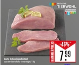 Zarte Schweineschnitzel Angebote von INITIATIVE TIERWOHL bei Marktkauf Freiburg für 7,99 €