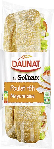 Casino Supermarchés Estevelles - Sandwich Le Goûteux Poulet rôti Mayonnaise Promo Sandwich Le Goûteux Poulet rôti Mayonnaise dans le catalogue Casino Supermarchés Priorité aux promos à Estevelles