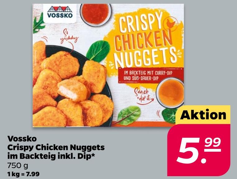 Crispy Chicken Nuggets im Backteig inkl. Dip