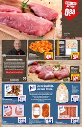 Fleischspieße Angebot im aktuellen REWE Prospekt auf Seite 8