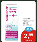 Nasenspray von Sinulind im aktuellen budni Prospekt