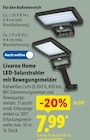 LED-Solarstrahler mit Bewegungsmelder Angebote von Livarno Home bei Lidl Regensburg für 7,99 €