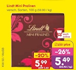 Mini Pralinen Angebote von Lindt bei Netto Marken-Discount Jena für 5,49 €
