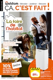 Prospectus Weldom, "La foire de l'habitat" à Mulhouse et alentours, 12 pages, 15/10/2025 - 11/11/2025 Catalogue Weldom "La foire de l'habitat" à Mulhouse et alentours, 12 pages, 15/10/2025 - 11/11/2025