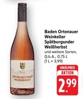 Spätburgunder Weißherbst Angebote von Baden Ortenauer Weinkeller bei E center Waldkirch für 2,99 €