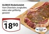 Rinderkotelett im Angebot bei GLOBUS in Duisburg Rinderkotelett Angebote von GLOBUS bei GLOBUS Duisburg für 18,90 €