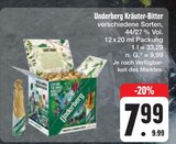 Kräuter-Bitter im E center Prospekt Kräuter-Bitter von Underberg im aktuellen E center Prospekt für 7,99 €
