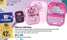 Carrefour Vannes - KidiSecrets Selfie Music Promo KidiSecrets Selfie Music dans le catalogue Carrefour "Objectif Noël" à Vannes