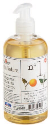 Savon liquide orange cannelle - NaturéO à Bois-Colombes Savon liquide orange cannelle en promo chez NaturéO Bois-Colombes à 8,99 €