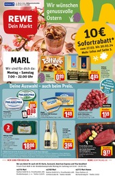 REWE Prospekt für Marl: "Dein Markt", 33 Seiten, 25.03.2024 - 30.03.2024