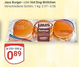 Burger-Brötchen im Angebot bei GLOBUS in Trier Burger-Brötchen Angebote von Jaus bei GLOBUS Trier für 0,89 €