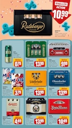 Radeberger Pilsner Angebot im aktuellen REWE Prospekt auf Seite 18