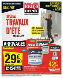 Catalogue Brico Dépôt à La Pomponnette, avec 56 pages Prospectus Brico Dépôt à La Pomponnette, "Spécial travaux d'été moins cher !", 56 pages, 08/07/2022 - 28/07/2022