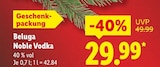 Noble Vodka im Angebot bei Lidl in Bottrop Noble Vodka Angebote von Beluga bei Lidl Bottrop für 29,99 €