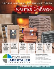 Aktueller Labertaler Fachmarkt Baumarkt Prospekt in Kelheim und Umgebung, "Grosse Auswahl an Brennstoffen!" mit 1 Seite, 21.09.2023 - 31.10.2023