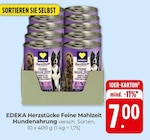 Feine Mahlzeit Hundenahrung Angebote von EDEKA Herzstücke bei Hieber Lörrach für 7,00 €
