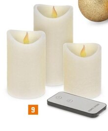 OBI Günzburg - LED-Kerzenset LED-Kerzenset Angebot bei OBI Günzburg im Prospekt "SO STRAHLT DER WINTER!"