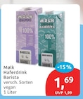 Hafedrink Barista von Mølk für 1,69 € bei budni im Angebot Hafedrink Barista von Mølk im aktuellen budni Prospekt