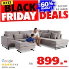 Wohnzimmer im Seats and Sofas Prospekt Hollywood Ecksofa von Seats and Sofas im aktuellen Seats and Sofas Prospekt für 899,00 €