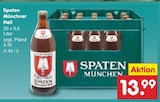 Münchner Hell Angebote von Spaten München bei Netto Marken-Discount Rottenburg für 13,99 €