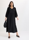 Midikleid aus strukturiertem Jersey in schwarz von bonprix im aktuellen bonprix. Prospekt