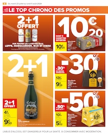 Promo Bière dans le catalogue Carrefour du moment à la page 10