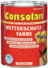 Wetterschutz-Farbe 750 ml im Angebot bei toom Baumarkt in Wermelskirchen Wetterschutz-Farbe 750 ml Angebote von Consolan bei toom Baumarkt Wermelskirchen für 14,99 €