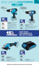 Promos Perceuse-Visseuse dans le catalogue "JARDIN" de Carrefour à la page 13 Promos Perceuse-Visseuse dans le catalogue "JARDIN" de Carrefour à la page 13