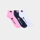 Lot 3 paires socquettes Champion rose femme - La Halle à Amiens Lot 3 paires socquettes Champion rose femme en promo chez La Halle Amiens à 9,99 €