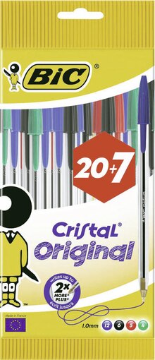 Géant Casino St Cesaire - 20 + 7 stylos bille cristal Promo 20 + 7 stylos bille cristal dans le catalogue Géant Casino "Rentrée au top !" à St Cesaire
