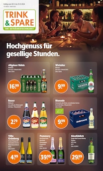 Bier im Trink und Spare Prospekt "Aktuelle Angebote" mit 8 Seiten (Gelsenkirchen)