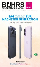 Aktueller Bührs Telekommunikations GmbH & Co.KG Weitere Geschäfte Prospekt in Sögel und Umgebung, "SAG HALLO ZUR NÄCHSTEN GENERATION" mit 8 Seiten, 07.10.2025 - 31.10.2025