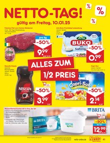 Rindfleisch im Netto Marken-Discount Prospekt "Aktuelle Angebote" mit 61 Seiten (Recklinghausen)