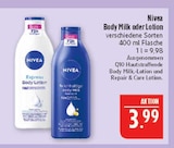 Body Milk oder Lotion Angebote von Nivea bei Marktkauf Erlangen für 3,99 €