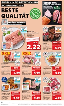 Rumpsteak im Kaufland Prospekt "Hier bin ich richtig" mit 60 Seiten (Augsburg)
