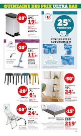 Chaise Angebote im Prospekt "QUINZAINE DES PRIX ULTRA BAS : SPÉCIAL RENTRÉE" von Hyper U Chaise Angebote im Prospekt "QUINZAINE DES PRIX ULTRA BAS : SPÉCIAL RENTRÉE" von Hyper U auf Seite 43