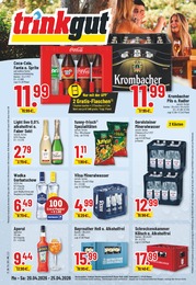 Aktueller Trinkgut Getränkemärkte Prospekt für Radevormwald: Aktuelle Angebote mit 10} Seiten, 20.04.2026 - 25.04.2026